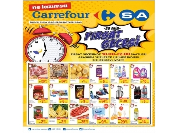 CarrefourSA 28 Ekim Frsat Gecesi