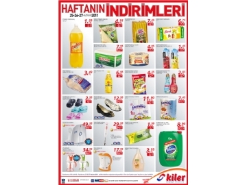 Kiler 25 - 27 Haziran 2011 HaftaSonu ndirimler Bror