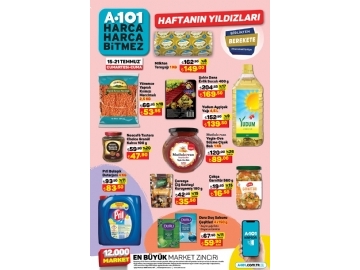 A101 15 - 21 Temmuz Haftann Yldzlar - 1