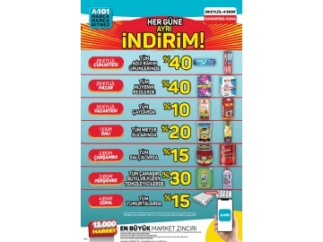 A101 28 Eyll - 4 Ekim Haftann Yldzlar - 2