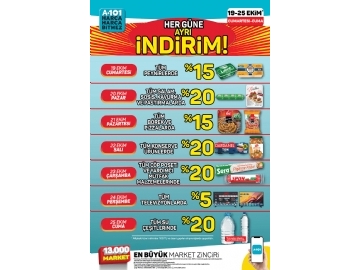 A101 19 - 25 Ekim Haftann Yldzlar - 4