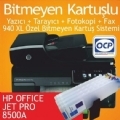 HP Officejet Pro 8500A ve Pigment Mrekkepli 940 XL Kolay Dolan Kartular