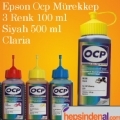 Epson Claria Uyumlu 3 Renk 100 ml Siyah 500 ml Ocp Mrekkep (cretsiz Kargo)