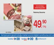 CarrefourSA HaftaSonu ndirimi - Pastrma ve Kavurma