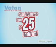 Vatan Haftasonu %25 ndirim Kampanyas